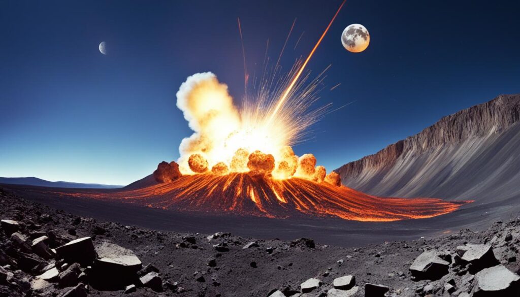 lunar impact on earth